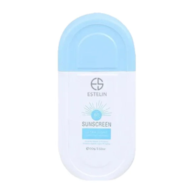 کرم ضد آفتاب بی رنگ استلین با 80 SPF مناسب انواع پوست حجم 100 میلی لیتر