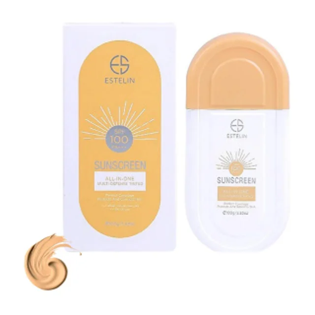 کرم ضدآفتاب رنگی استلین SPF 100 حجم ۱۰۰ میل | گالری ولورا