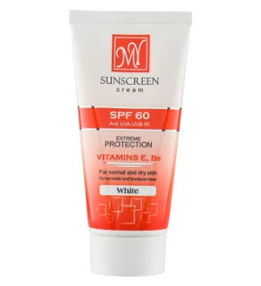 کرم ضد آفتاب بدون رنگ مای مناسب پوست خشک و معمولی بی رنگ SPF60 حجم 50 میلی لیتر