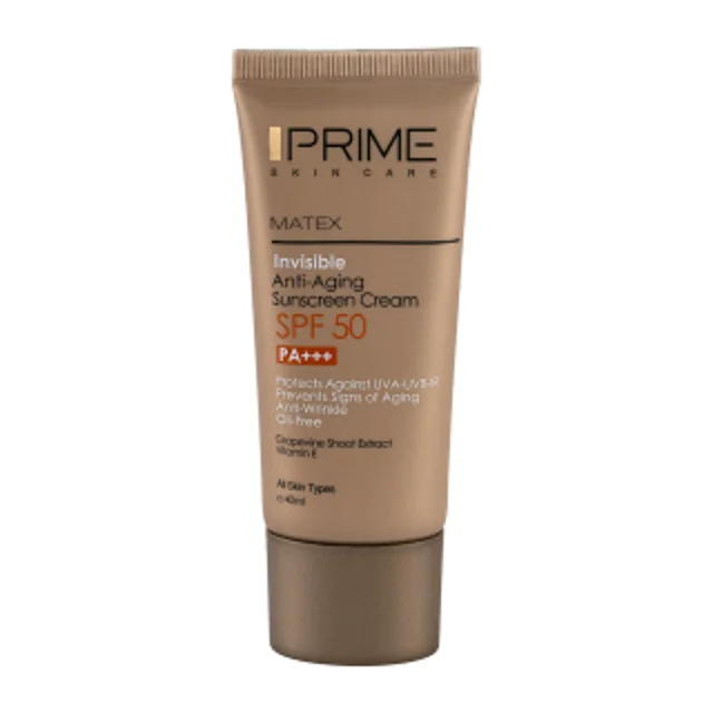 کرم ضد آفتاب بی رنگ پرایم با SPF50