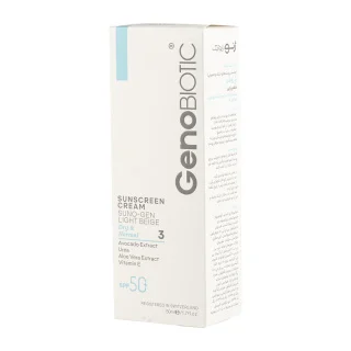 بهترین کرم ضد آفتاب رنگی ژنوبایوتیک SPF50