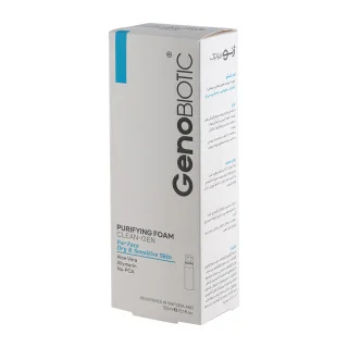فوم شستشو صورت ژنو بایوتیک مدل Dry Skin حجم 150 میلی لیتر