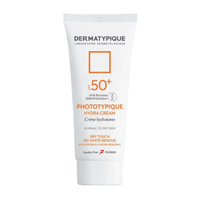 کرم ضد آفتاب مرطوب کننده درماتیپیک مدل Phototypique با Spf +50 مناسب پوست نرمال تا خشک