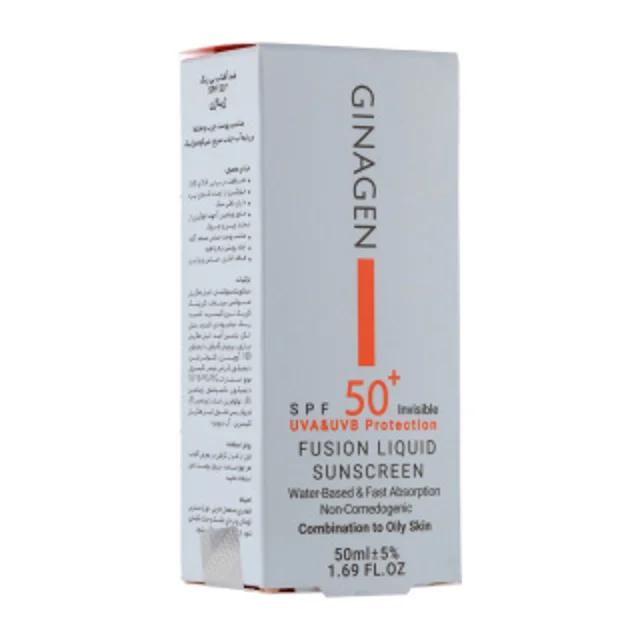 فلوئید ضد آفتاب بی رنگ ژیناژن SPF50
