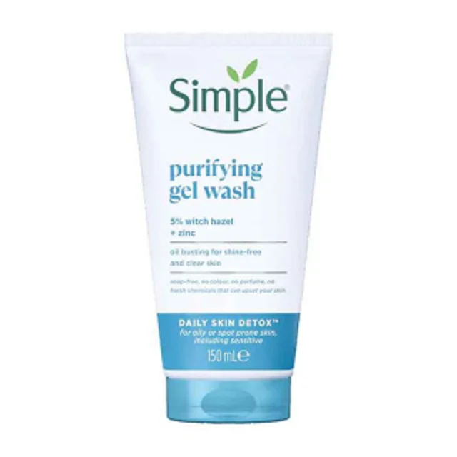 ژل شستشوی صورت سیمپل مدل Purifying پوست چرب و مختلط حجم 150 میل