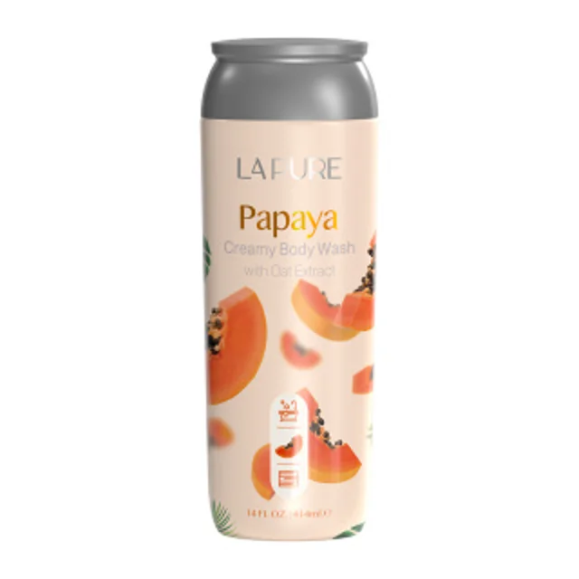 شامپو بدن کرمی لپیور مدل Papaya حجم 414 میلی لیتر
