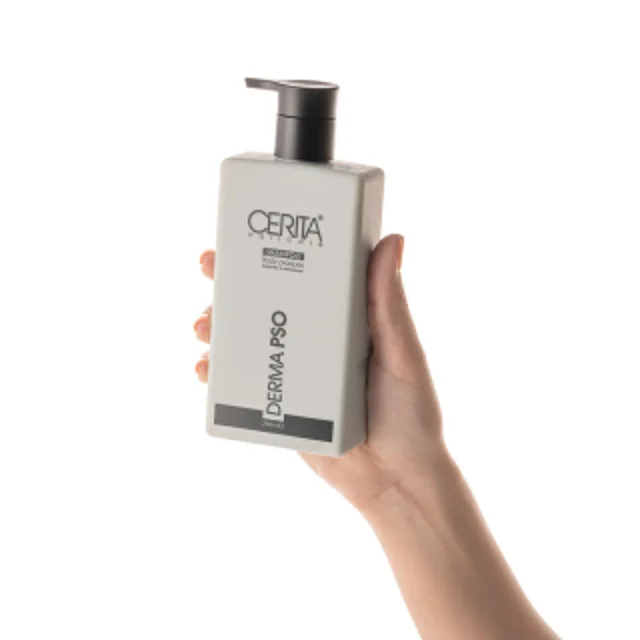 شامپو بدن پسوریازیس سریتا مدل Derma PSO حجم 250 میلی لیتر