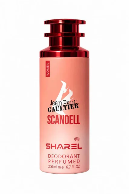 اسپری بدن زنانه شارل SHAREL رایحه SCANDELL حجم 200 میل