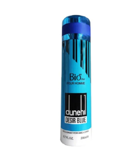 اسپری بدن مردانه بیو استار مدل Dunehil Desir Blue حجم 200 میلی لیتر