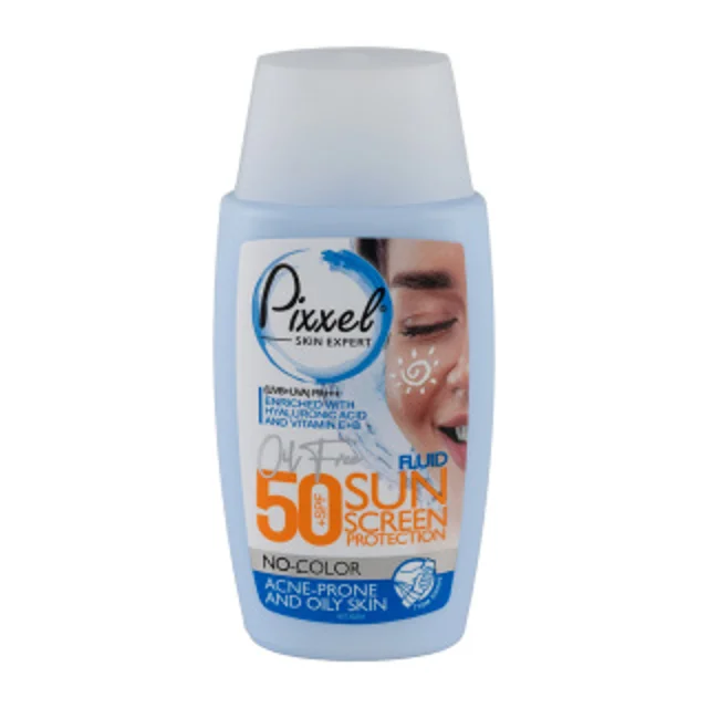 قیمت ضد آفتاب بی رنگ پیکسل SPF50 پوست چرب