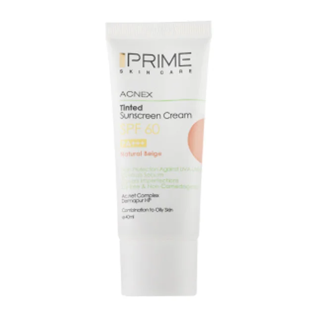 خرید ضد آفتاب رنگی پرایم مدل Oil Free با SPF60 مناسب پوست چرب