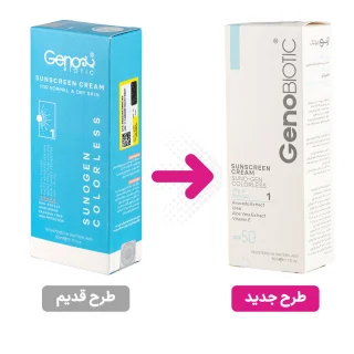 ضد آفتاب ژنوبایوتیک برای پوست خشک و معمولی