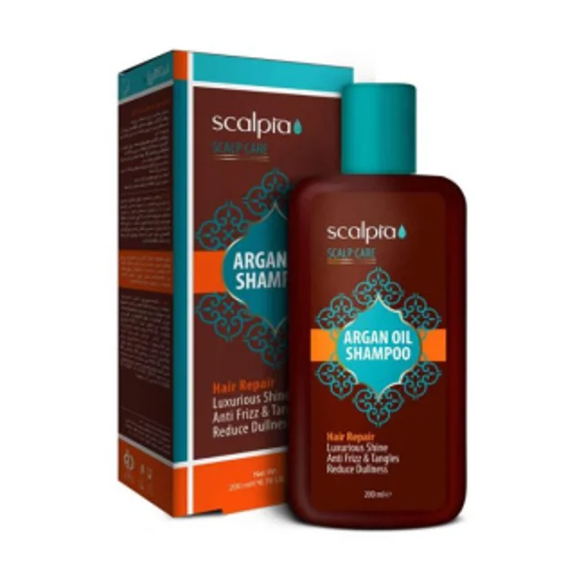 شامپو موی سر اسکالپیا حاوی Care Argan حجم 200 میلی لیتر