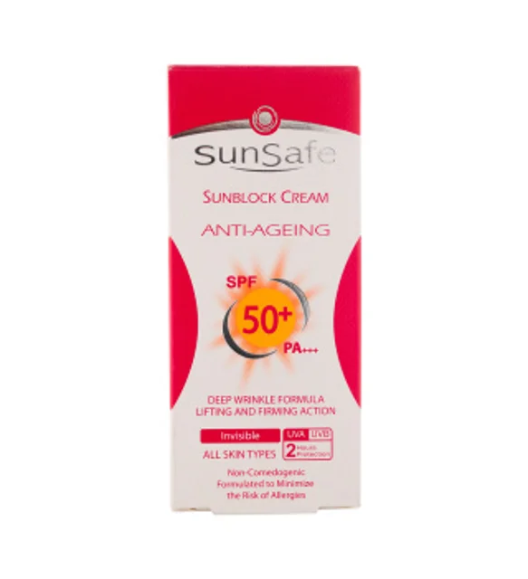 قیمت ضد آفتاب بی رنگ سان سیف SPF50